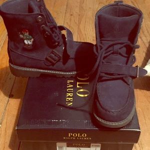 Navy Polo Ranger Bear Boots